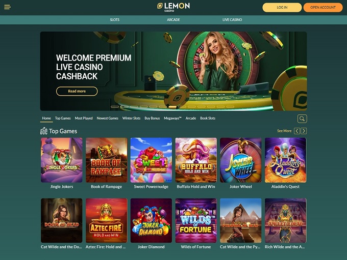 lemon casino website